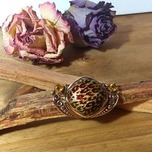 "Sajen" Bronze,Leppard ring as.6. 1. 1/2"